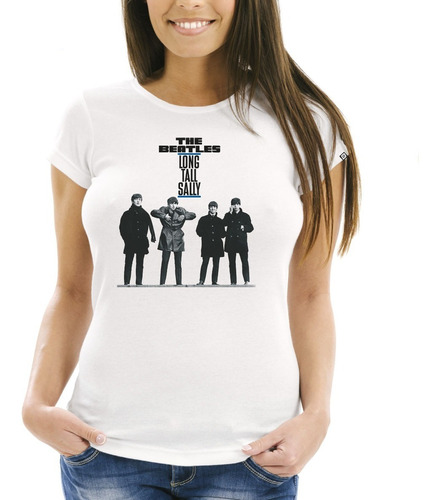 Remeras Mujer The Beatles Premium 17 Rock Digital Stamp Dtg