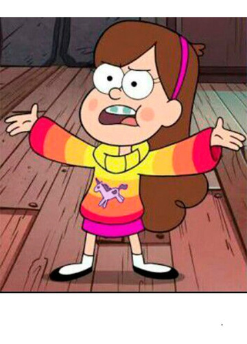 Sweater Mabel Pines Gravity Falls Unicornio