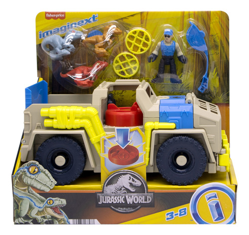 Imaginext Vehículo De Juguete Rastreador De Dinosaurios