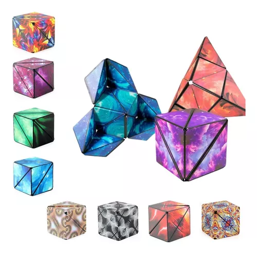 Cubo Mágico Magnético Geométrico 3D - Crie Mais de 70 Formas