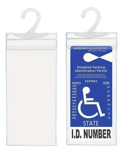 Portamatrículas For Minusválidos Etiqueta Funda Protectora