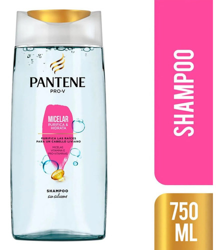 Pantene Shampoo Micelar X 750 Ml Rebajado