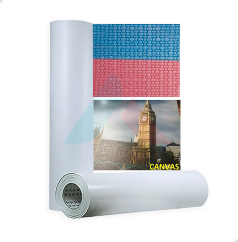 Rollo De Textura Laminado Canvas 63.5cmx41m, 160g.