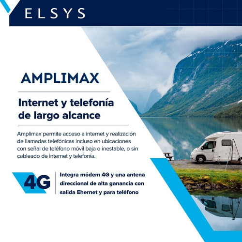 Imagen 2 de 6 de Amplimax Amplificador De Internet Para El Campo