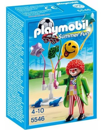 Playmobil Summer Fun Palhaço Com Balão Cod 5546