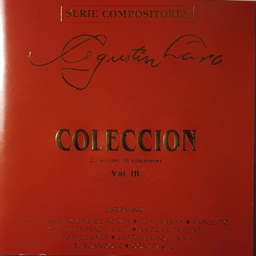 Cd Agustin Lara + Alejandro Algara - Chela Campos+ Etc