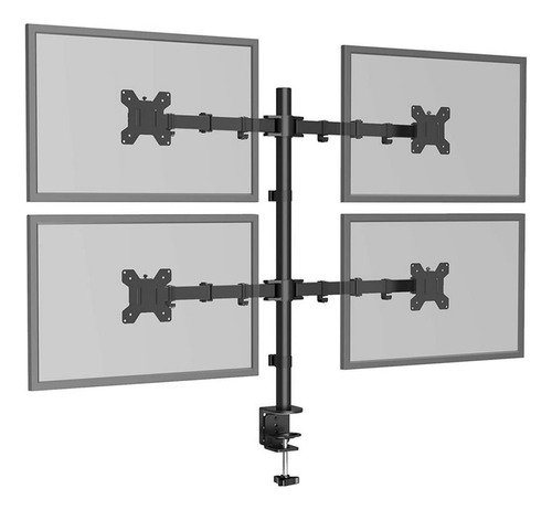 Lcydmj Soporte Ergonomico 4 Pantalla Para Monitor Acero 10