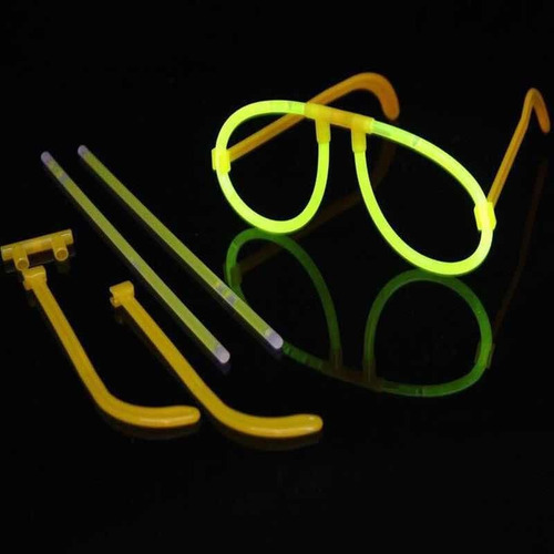 Imagen 2 de 10 de Anteojos Aviador Lentes Luminosos Neón X10 Unidades Cotillon