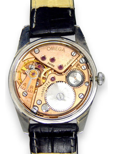 Reloj Omega Seamaster Ref. 2937-2 Calibre 267 (1957) Negro Plateado Caqui (Usado)