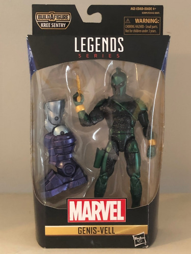 Genis-vell Marvel Legends (baf Para Armar A Kree Sentry)