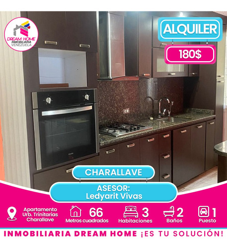 Apartamento En Alquiler Urb Las Trinitarias - Charallave