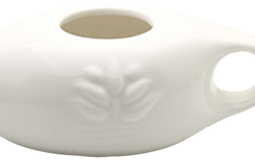 //- Olla Neti De Cerámica For Limpieza De Nariz, 250ml, Para