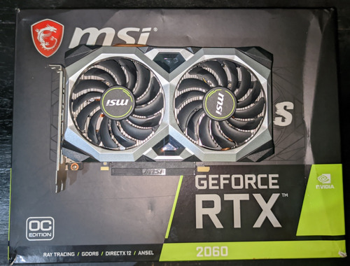 Msi Rtx 2060 Ventus 6gb Excelente Estado 