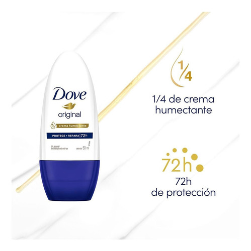 Pack X2 Desodorante Dove Antitranspirante Roll On 50ml