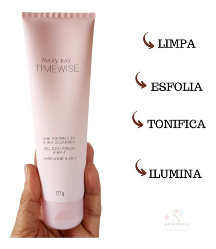 Gel De Limpeza 4 Em 1 Timewise 3d Mary Kay Tipo de pele Mista/Oleosa