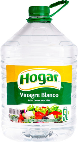 Vinagre Blanco Hogar 5lts Alcohol De Caña Cocina Ensaladas