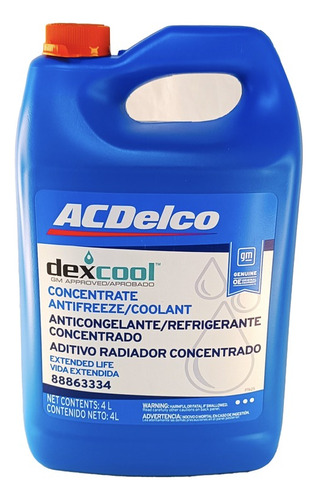 Refrigerante Acdelco Dex-cool Concentrate Extender Life  ...