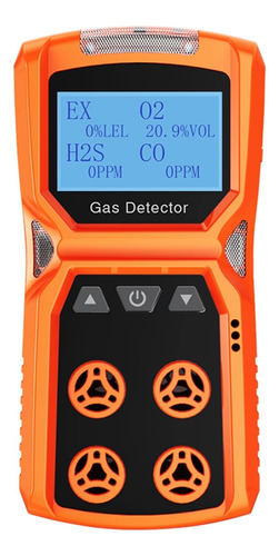 Medidor De Gas Con Detector De Gases O2 H2s Co Lel 4 En 1