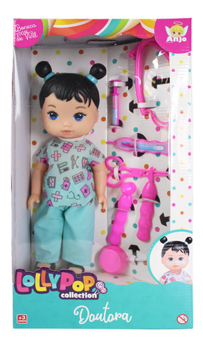 Imagem 4 de 5 de Boneca Bebe Coleção Lollypop Médica E Veterinária Acessórios