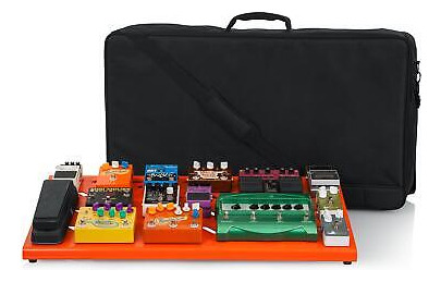 Gator Gpb-xbak-or Aluminum Guitar Pedal Board, Orange W/ Eea