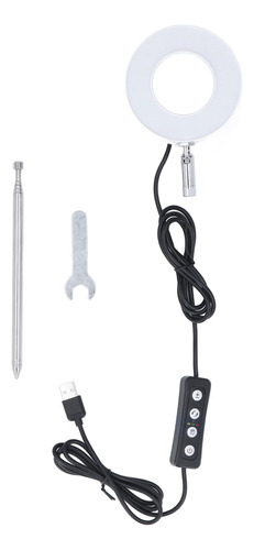 Luz Led Redonda, Estirable, De Espectro Completo, Para Culti