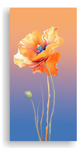 Canva Tela Sublimada Hibisco Arreglos Florales 25x50cm