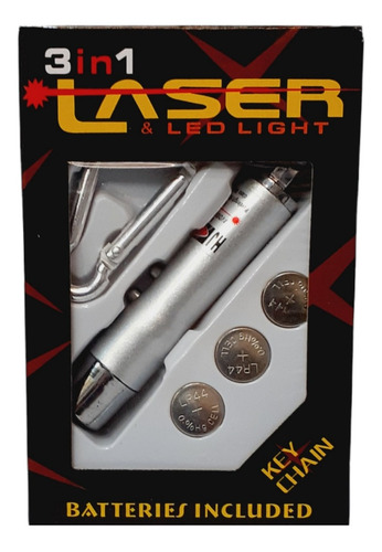 Laser Linterna Y Detector De Billetes 3en1 P/ Niños O Gatos.