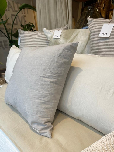 Imagen 5 de 5 de Almohadon Lienzo Deflecado Deco