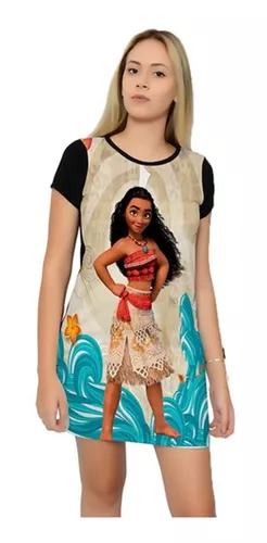 Vestido Moana Adulta Casual