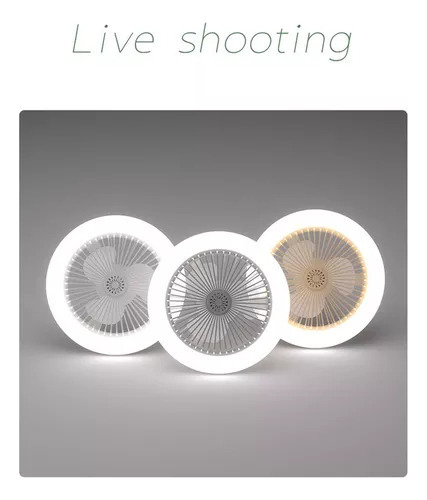 Lámpara De Ventilador De Techo Moderna Con Iluminación E26
