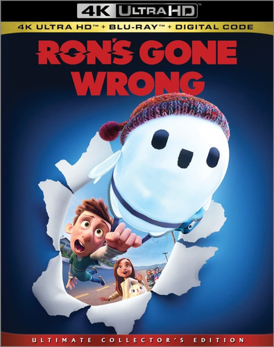 4k Ultra Hd + Blu-ray Ron´s Gone Wrong / Ron Da Error