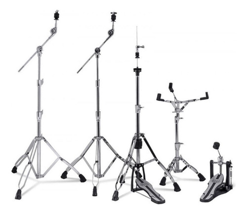 Kit de atriles cromada Mapex Hp6005 serie Mars 5 piezas