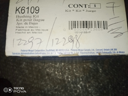 Kit Buje Inferior K6109 / Nova Malibu Camaro Caprice 71/96