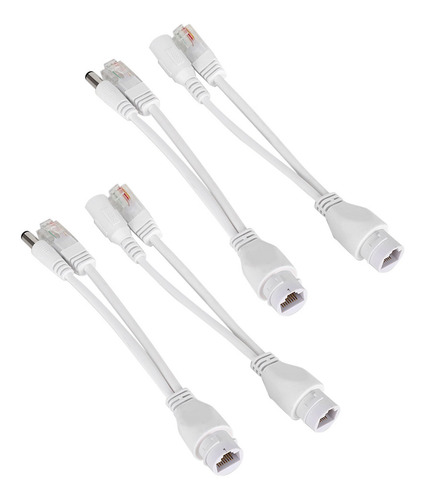 Imagen 10 de 10 de Cámara Poe Splitter 5 Pares Adaptador Ethernet Inyector Dc12