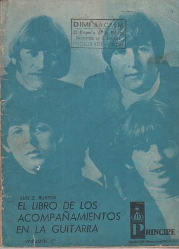Libro Acompañamientos De Guitarra * Los Beatles * L. Bustos
