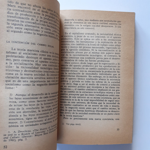 Libro - El Hombre Unidimensional (herbert Marcuse) (Usado)