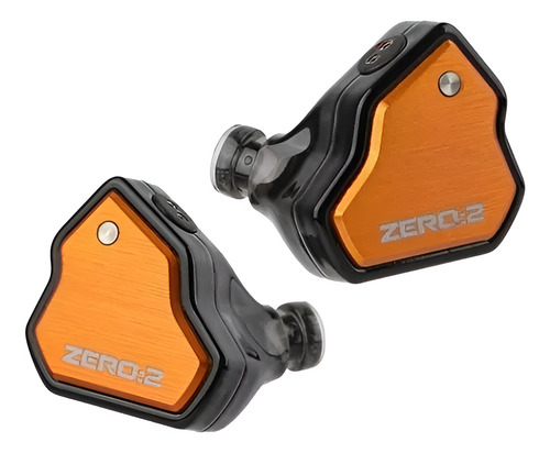 Fone de Ouvido Profissional 7Hz Zero 2 Crinacle Cor Laranja