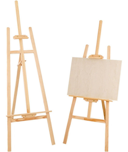 Caballete De Madera Profesionales Pinturas Para Pintar 150cm