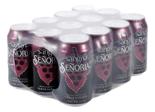 Sangria Señorial Lata 355 Ml. (12 Pzs,)