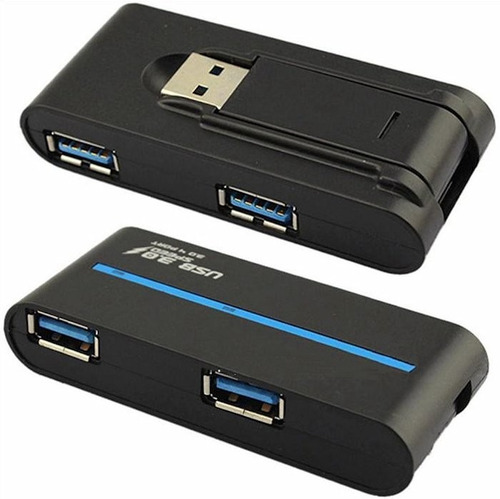 Hub Usb 3.0 De 4 Puertos Alta Velocidad -5 Gbps Super Speed®