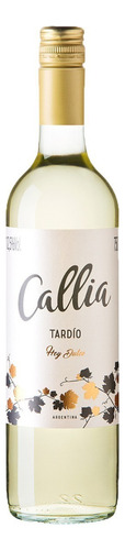 Bodegas Callia vinho branco argentino tardío dulce 750ml