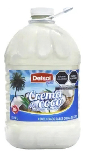 Concentrado Delsol Sabor Crema De Coco 5 Lts