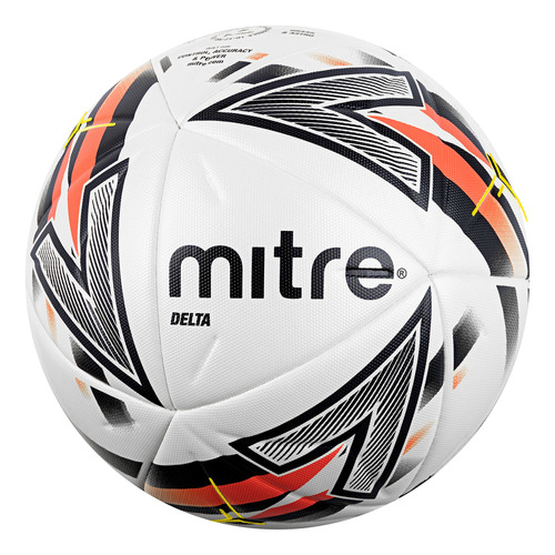Mitre Balon De Futbol Unisex Profesional Delta, Uno - Blanco