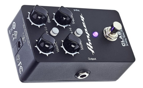 Ampeg Classic Analog Bass Preamp Para Bajo Con Switch