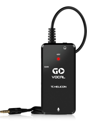 Preamplificador Tc Helicon Go Vocal Interfaz Android Ios 18c