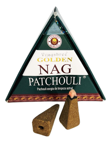 Incenso Indiano Cone Cascata Backflow Golden Nag Masala Fragrância PATCHOULI