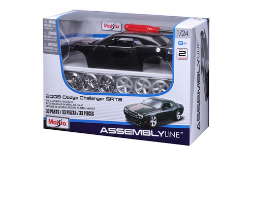 Maisto Kit De Modelo Dodge Challenger Srt8 2008 124 Negro