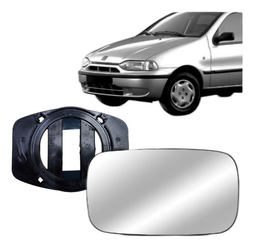 Lente Espelho Retrovisor Palio 1996 1997 1998 A 2005