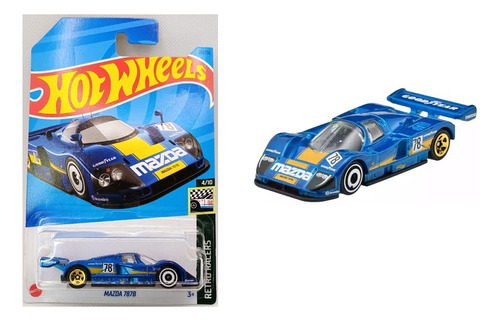 Mazda 787b De Hot Wheels Versión Azul