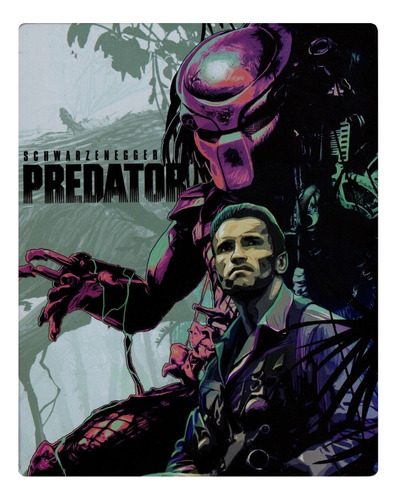 Depredador Arnol Schwarzenegger Steelbook Pelicula Blu-ray